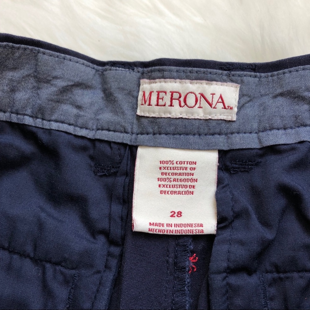 Preppy Navy Shorts Red Crabs - Picture 3 of 3